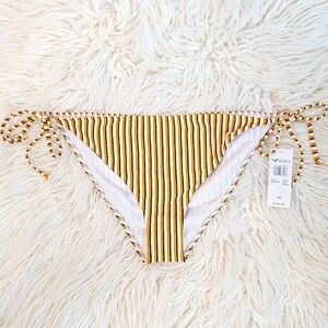 Roxy Women's Printed Beach Classics Moderate Tie Side Bikini Bottom - 2X